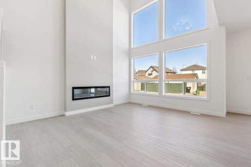 1519 Grant Way, Edmonton, AB - Indoor Photo Showing Other Room With Fireplace