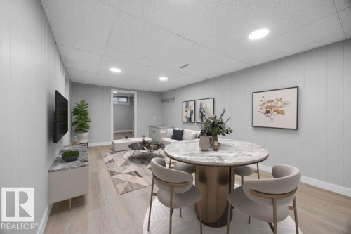 10458 166 Street, Edmonton, AB - Indoor Photo Showing Dining Room