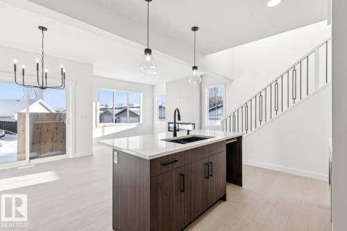 1525 Grant Way, Edmonton, AB - Indoor Photo Showing Kitchen With Double Sink