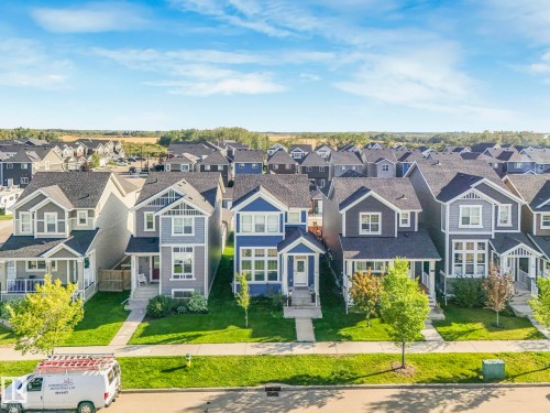 225 Southfork Drive, Leduc, AB -  With Facade
