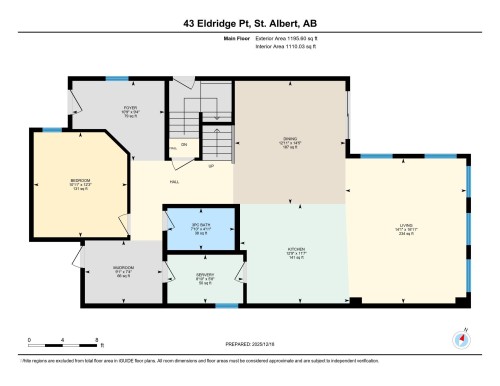 View of property floor plan - 43 Eldridge Point(E), St. Albert, AB - Other
