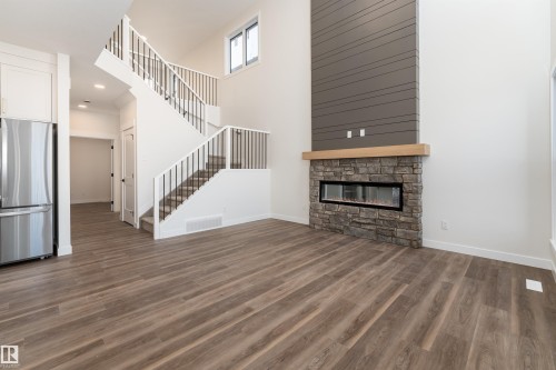 6 Tenuto Link, Spruce Grove, AB - Indoor With Fireplace