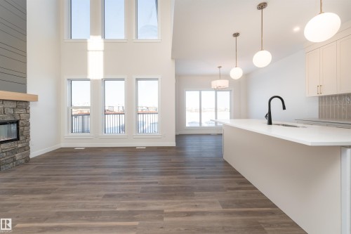 6 Tenuto Link, Spruce Grove, AB - Indoor With Fireplace