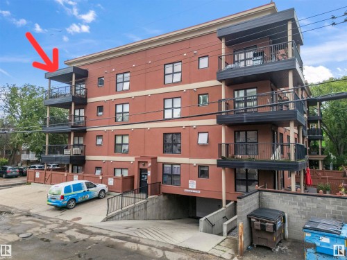 405 10232 115 St Nw, Edmonton, AB - Outdoor With Balcony