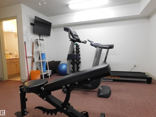 210 10945 21 Avenue, Edmonton, AB - Indoor Photo Showing Gym Room