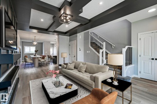 11633 St Albert Trail, Edmonton, AB - Indoor Photo Showing Living Room