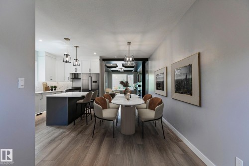 11633 St Albert Trail, Edmonton, AB - Indoor Photo Showing Dining Room