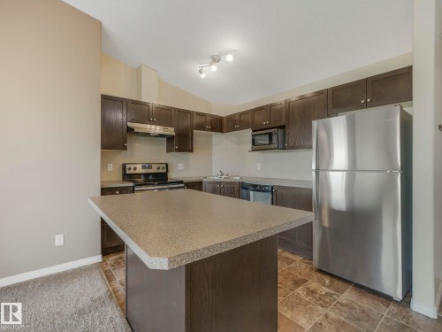 423 1520 Hammond Gate, Edmonton, AB - Indoor Photo Showing Kitchen With Double Sink