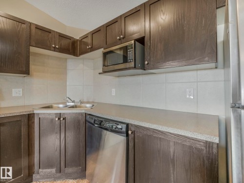 423 1520 Hammond Gate, Edmonton, AB - Indoor Photo Showing Kitchen With Double Sink