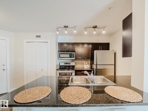 211 11803 22 Avenue, Edmonton, AB - Indoor Photo Showing Kitchen With Double Sink
