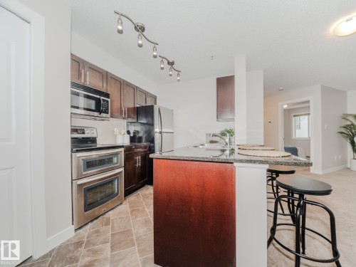 211 11803 22 Avenue, Edmonton, AB - Indoor Photo Showing Kitchen With Double Sink