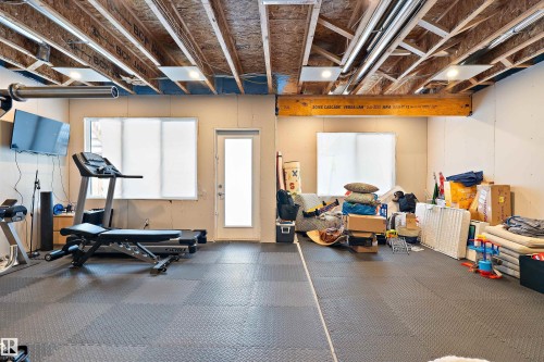2927 11 Street, Edmonton, AB - Indoor Photo Showing Gym Room