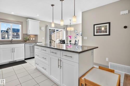 6 1150 Winderemere Way, Edmonton, AB - Indoor Photo Showing Kitchen With Upgraded Kitchen