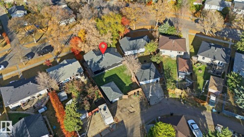 Aerial view of property and surrounding area - 13507 124 Avenue, Edmonton, AB - Outdoor With View