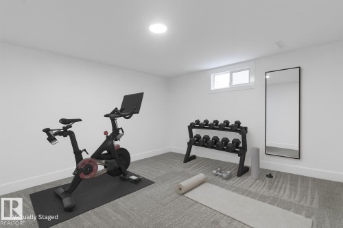 8316 68A Street, Edmonton, AB - Indoor Photo Showing Gym Room