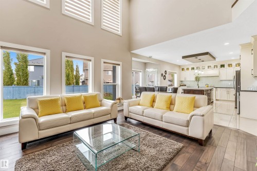 5503 Poirier Way, Beaumont, AB - Indoor Photo Showing Living Room