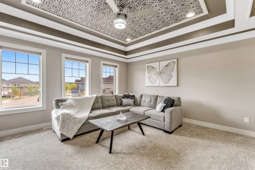 5503 Poirier Way, Beaumont, AB - Indoor Photo Showing Living Room