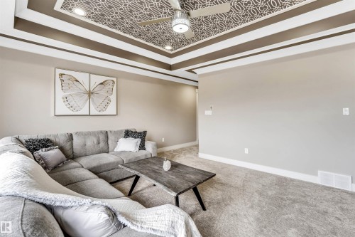 5503 Poirier Way, Beaumont, AB - Indoor Photo Showing Living Room