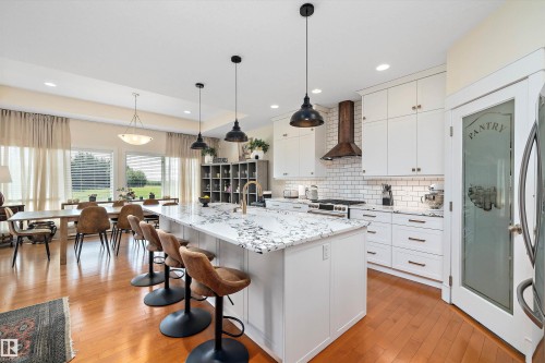 1644 Hector Road, Edmonton, AB - Indoor Photo Showing Kitchen With Upgraded Kitchen