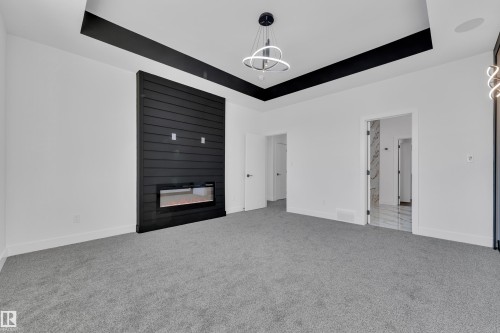 745 Astoria Way, Devon, AB - Indoor With Fireplace