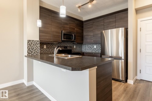 203 2590 Anderson Way, Edmonton, AB - Indoor Photo Showing Kitchen