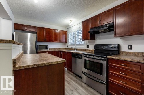 5612 202 Street, Edmonton, AB - Indoor Photo Showing Kitchen With Stainless Steel Kitchen With Double Sink