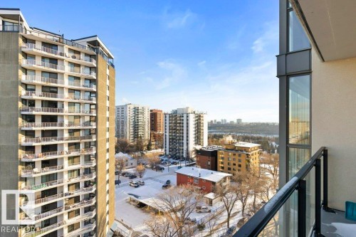 1104 10046 117 Street, Edmonton, AB - Outdoor With Balcony