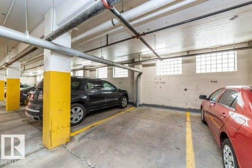 208 10009 102 Avenue, Edmonton, AB - Indoor Photo Showing Garage