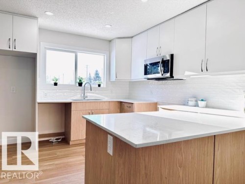 4845 115 Avenue, Edmonton, AB - Indoor Photo Showing Kitchen