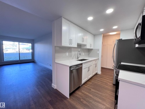 103 10511 19 Avenue, Edmonton, AB - Indoor Photo Showing Kitchen