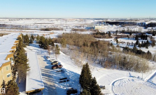 View of snowy aerial view - 314 530 Hooke Road, Edmonton, AB - Outdoor With View