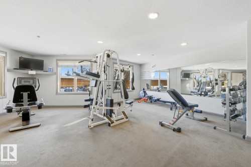 314 530 Hooke Road, Edmonton, AB - Indoor Photo Showing Gym Room