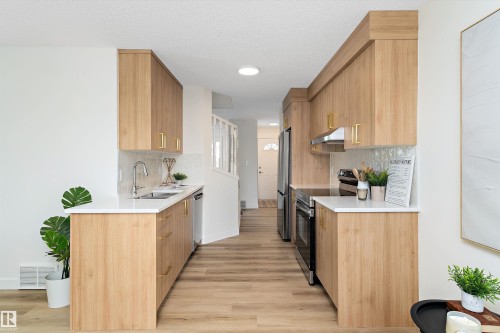 63 1033 Youville Drive W, Edmonton, AB - Indoor Photo Showing Kitchen