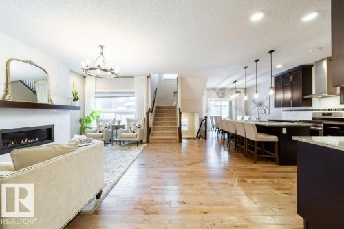 4374 Crabapple Crescent, Edmonton, AB - Indoor With Fireplace