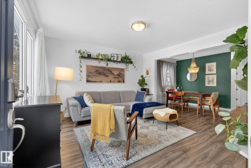 9022 92 Street, Edmonton, AB - Indoor Photo Showing Living Room