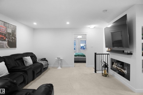4112 171 Avenue, Edmonton, AB - Indoor With Fireplace