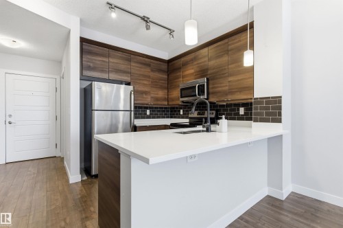 202 2590 Anderson Way, Edmonton, AB - Indoor Photo Showing Kitchen