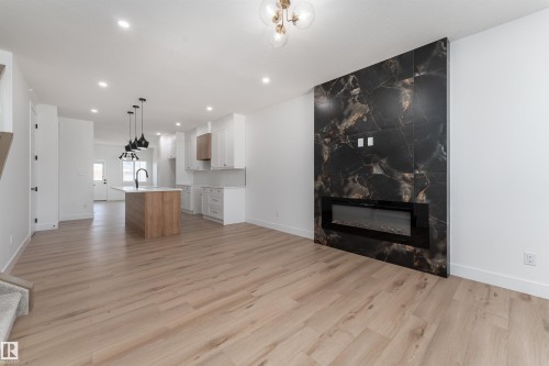 3117 Magpie Way, Edmonton, AB - Indoor With Fireplace