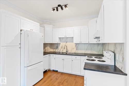9306 91 Street, Edmonton, AB - Indoor Photo Showing Kitchen With Double Sink