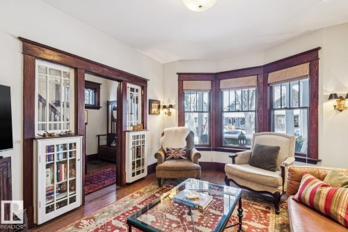 10720 126 Street, Edmonton, AB - Indoor Photo Showing Living Room