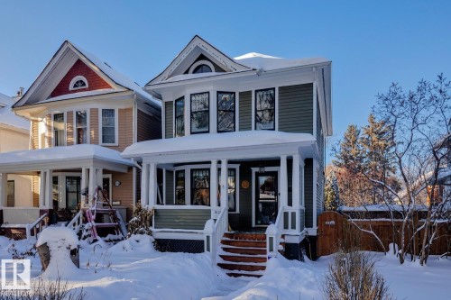 10720 126 Street, Edmonton, AB - Outdoor With Deck Patio Veranda With Facade