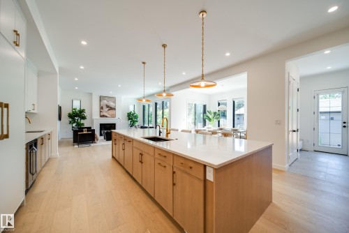 10522 134 Street, Edmonton, AB - Indoor Photo Showing Kitchen With Upgraded Kitchen