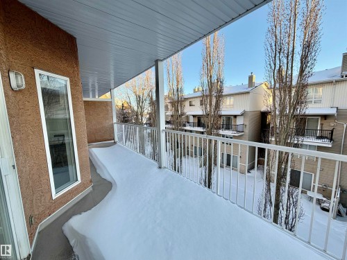 View of balcony - 321 4304 139 Avenue, Edmonton, AB - Outdoor With Balcony With Exterior