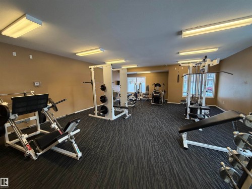 View of gym - 321 4304 139 Avenue, Edmonton, AB - Indoor Photo Showing Gym Room