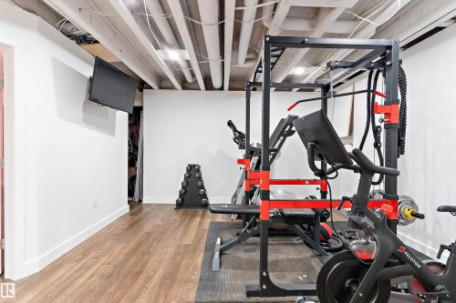 16 Sutherland Street, Leduc, AB - Indoor Photo Showing Gym Room