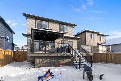16 Sutherland Street, Leduc, AB - Outdoor With Deck Patio Veranda With Exterior