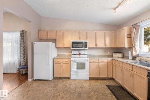 1548 54 Street, Edmonton, AB - Indoor Photo Showing Kitchen With Double Sink