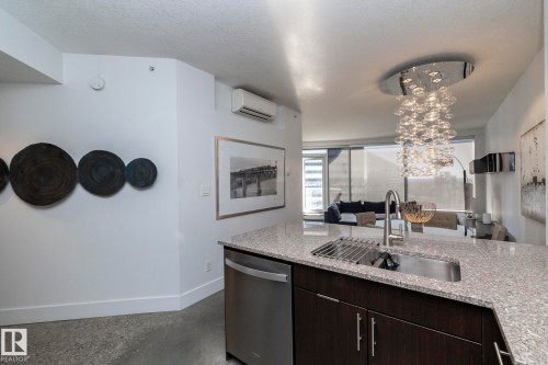 2103 10152 104 Street, Edmonton, AB - Indoor Photo Showing Kitchen