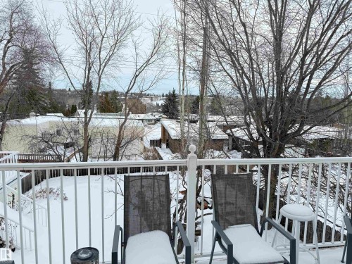 View of snow covered back of property - 6508 109 Avenue, Edmonton, AB - Outdoor
