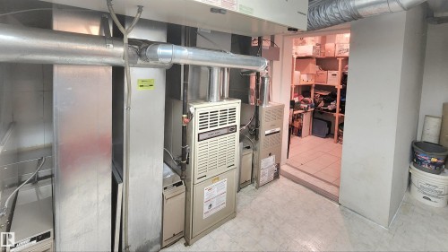View of utility room - 6508 109 Avenue, Edmonton, AB - Indoor Photo Showing Basement